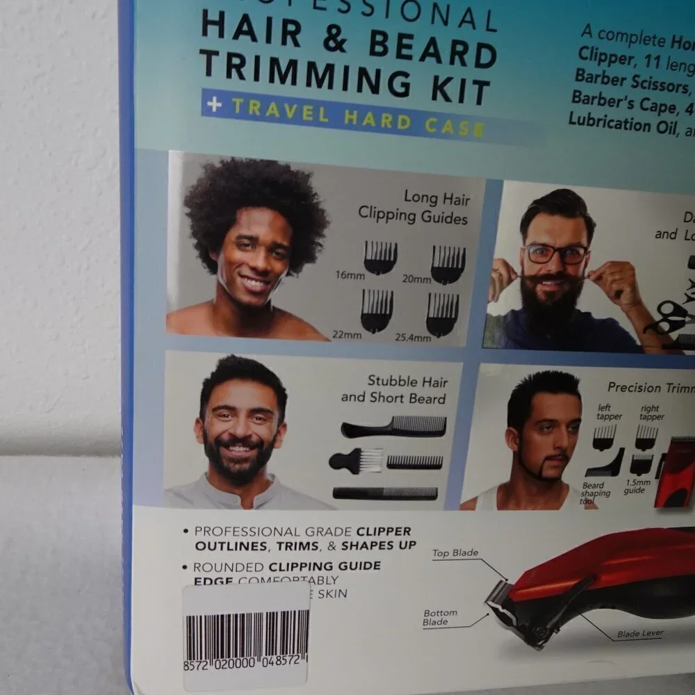 Hair Trimming Kit 30 Piece Hair Cutting Beard Trimmer Barber Kit